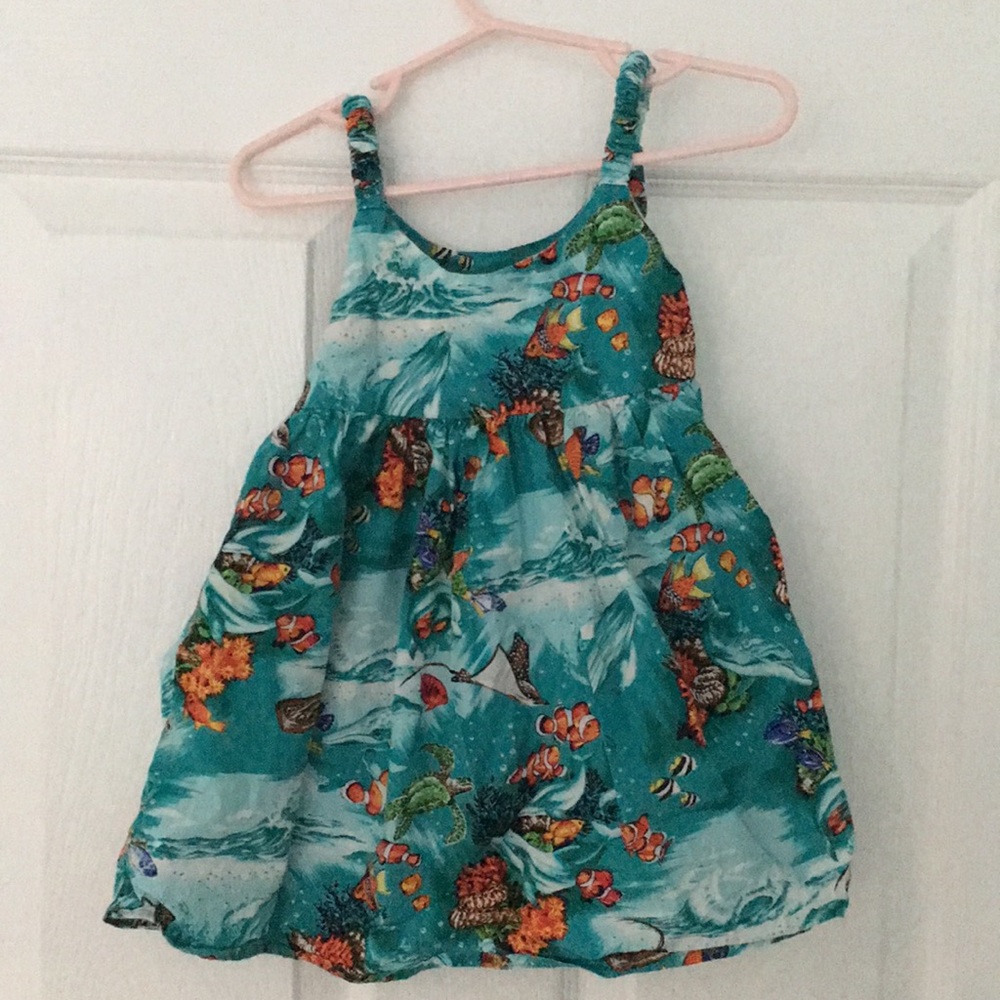 Tropical baby girl dress